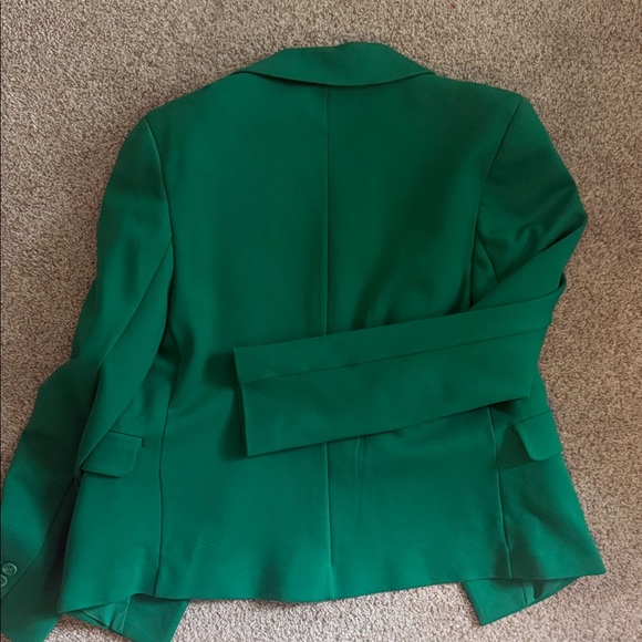 Central Park West Green Emerald Double-Breasted Blazer small - Picture 4 of 4